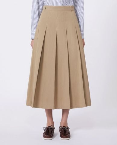  WEEKEND MAX MARA - Chân váy xếp li midi Wkdorme 