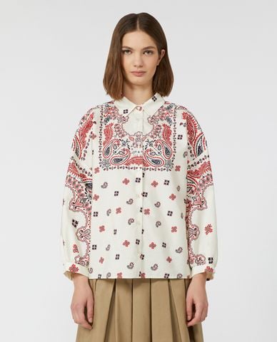  WEEKEND MAX MARA - Áo sơ mi nữ cổ bẻ tay dài Adda 