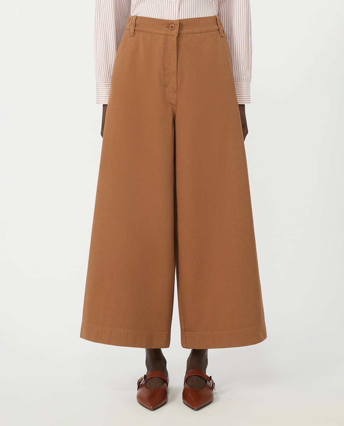 WEEKEND MAX MARA - Quần nữ ống rộng lưng cao Wkdariete