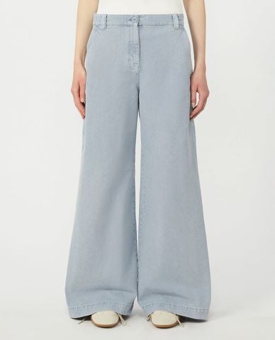  WEEKEND MAX MARA - Quần jeans nữ ống rộng Wkdskipper 