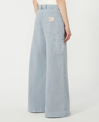  WEEKEND MAX MARA - Quần jeans nữ ống rộng Wkdskipper 