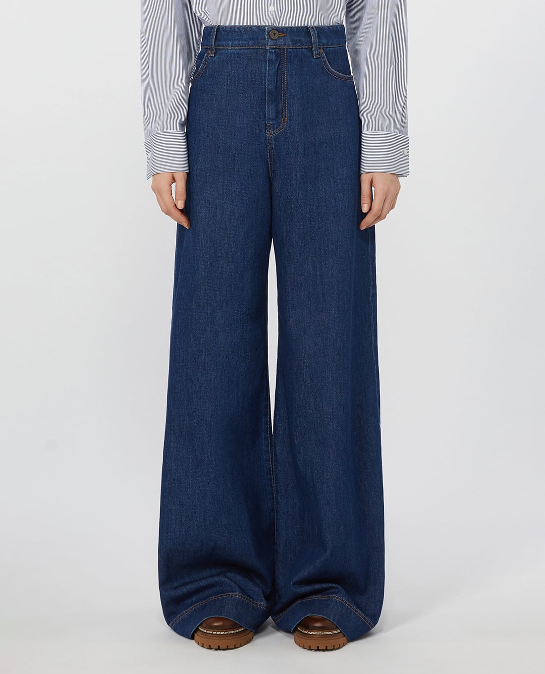 WEEKEND MAX MARA - Quần jeans nữ ống rộng Ciro