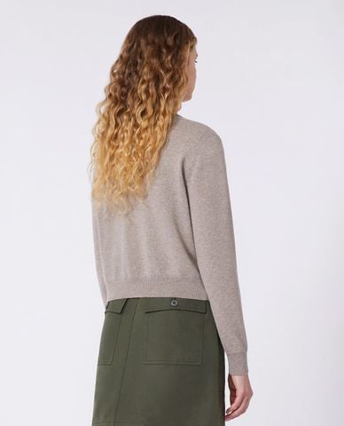  WEEKEND MAX MARA - Áo khoác cardigan nữ cổ tròn tay dài Wkdoncia 