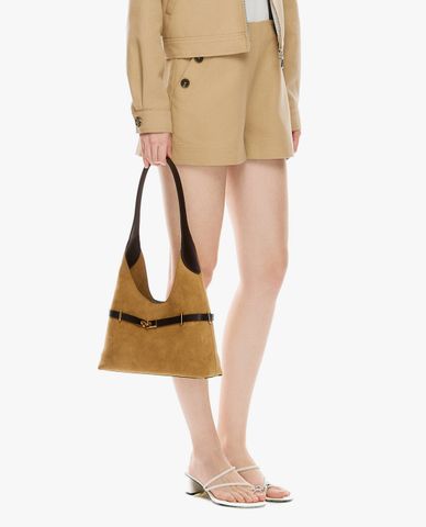  GIGI - Quần shorts ngắn nữ lưng cao phối nút 