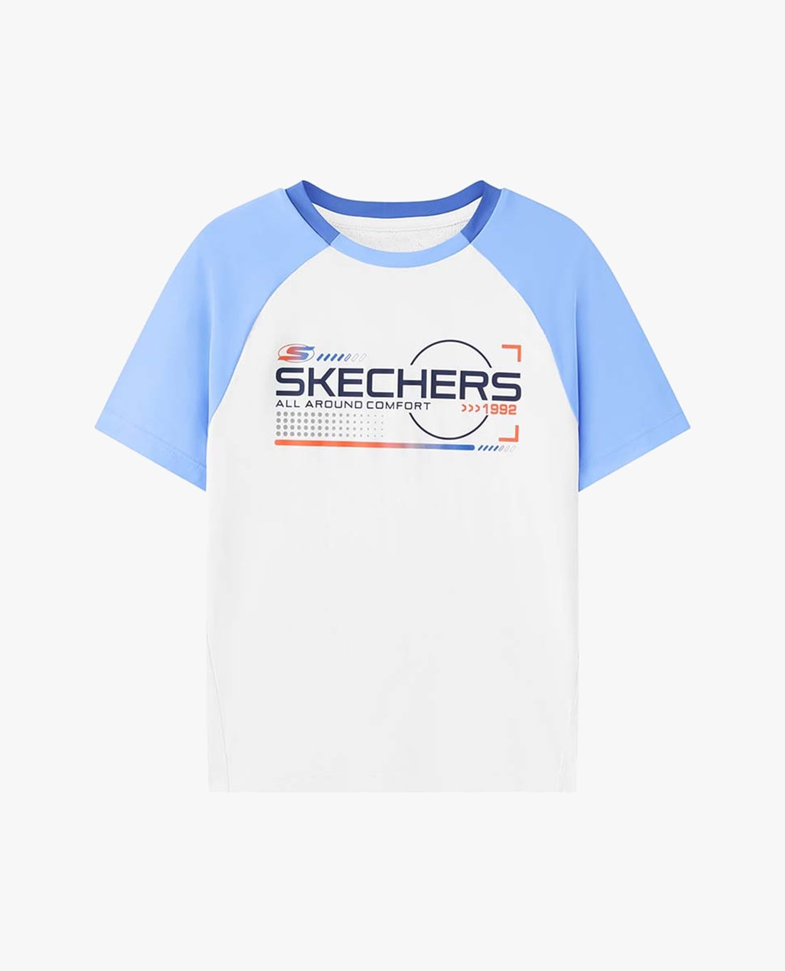 SKECHERS - Áo thun bé trai cổ tròn tay ngắn Runners Club