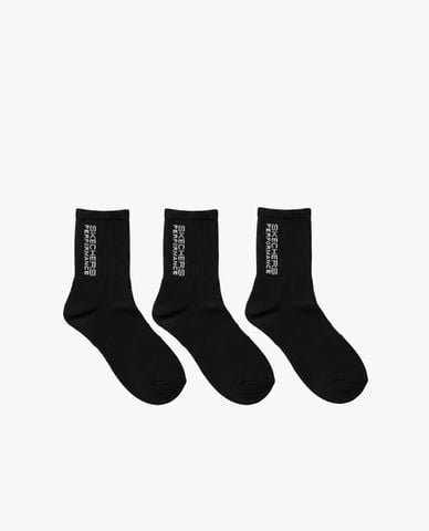  SKECHERS - Set 3 vớ unisex cổ cao 