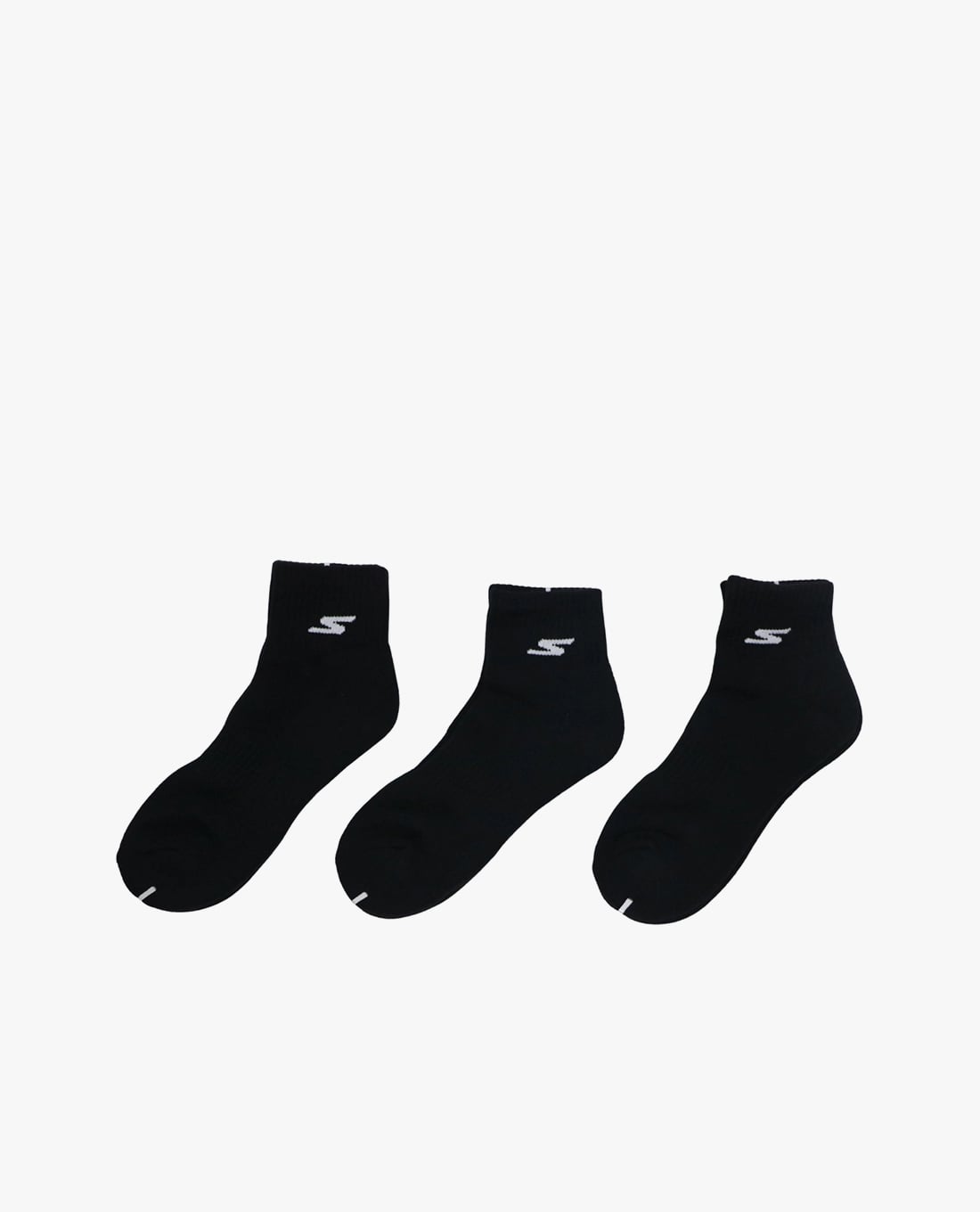 SKECHERS - Set 3 vớ unisex cổ thấp