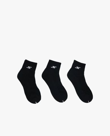  SKECHERS - Set 3 vớ unisex cổ thấp 