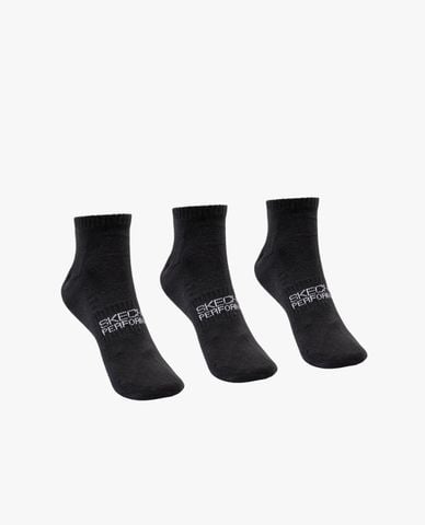  SKECHERS - Set 3 vớ unisex cổ thấp phối logo 