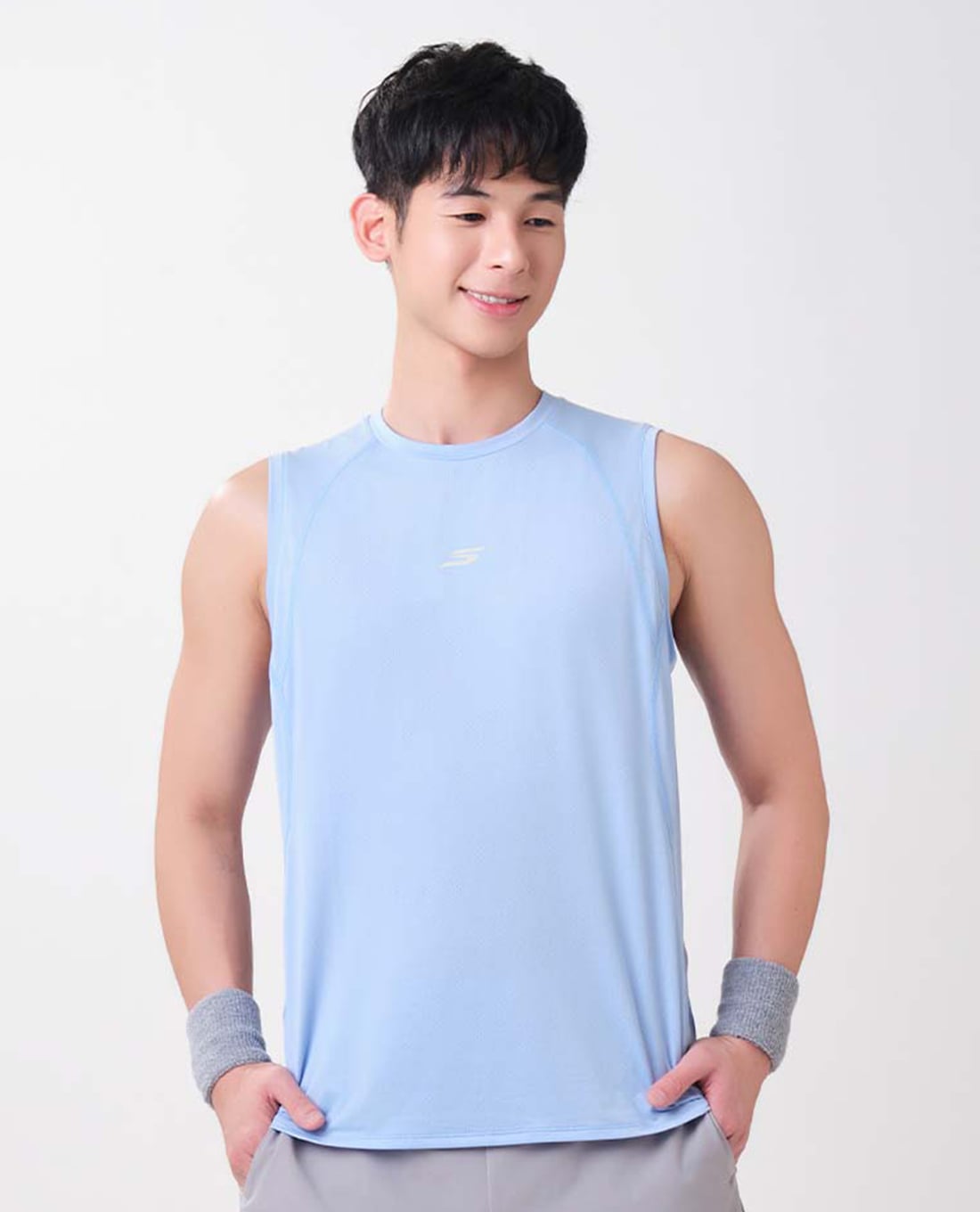 SKECHERS - Áo ba lỗ thể thao nam Performance