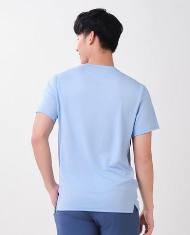  SKECHERS - Áo thun thể thao nam tay ngắn phối logo 