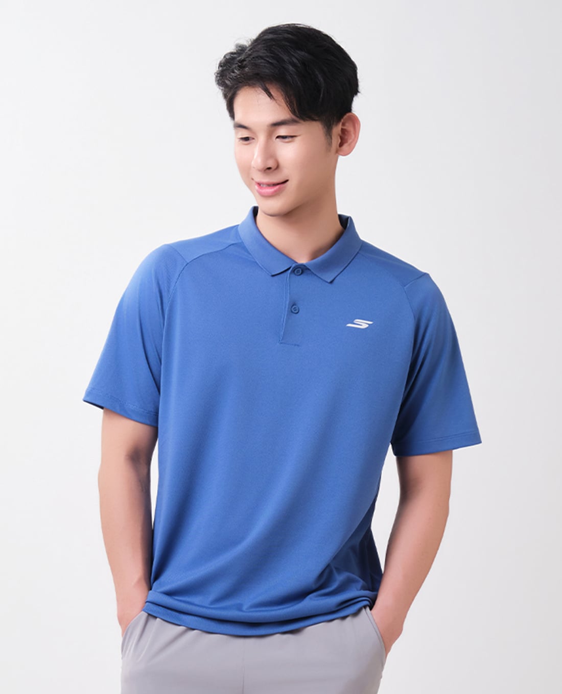 SKECHERS - Áo polo nam cổ bẻ tay ngắn Performance