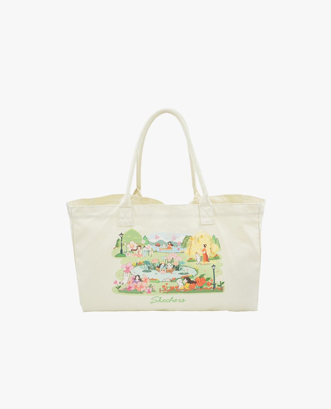 SKECHERS - Túi tote unisex Skechvibe x Drawingmary