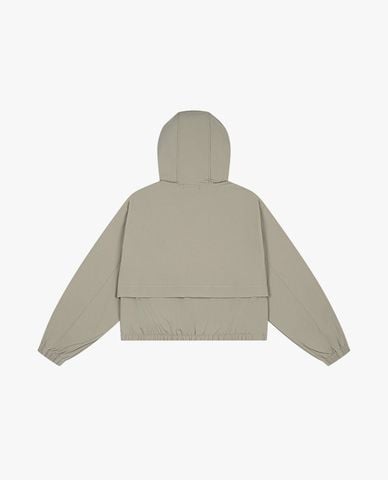  PALLADIUM - Áo khoác croptop nữ tay dài phối mũ 