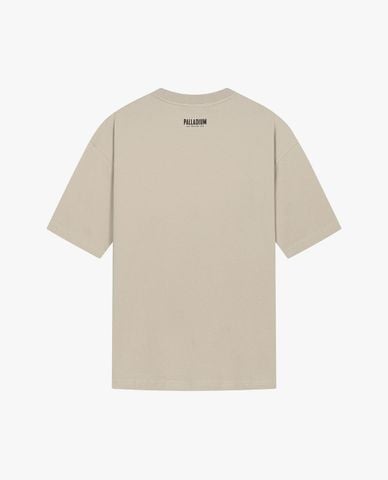  PALLADIUM - Áo thun unisex cổ tròn tay ngắn in logo 