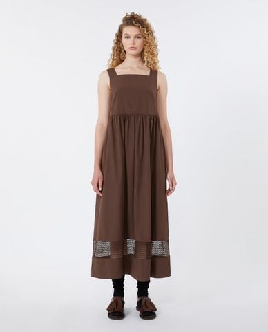  WEEKEND MAX MARA - Đầm hai dây midi cổ vuông Wkdgola 