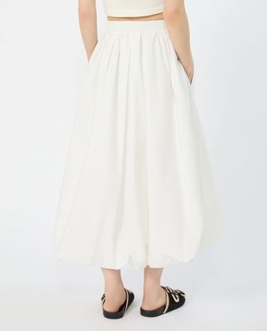  WEEKEND MAX MARA - Chân váy chữ A midi dáng phồng Wkinuvole 
