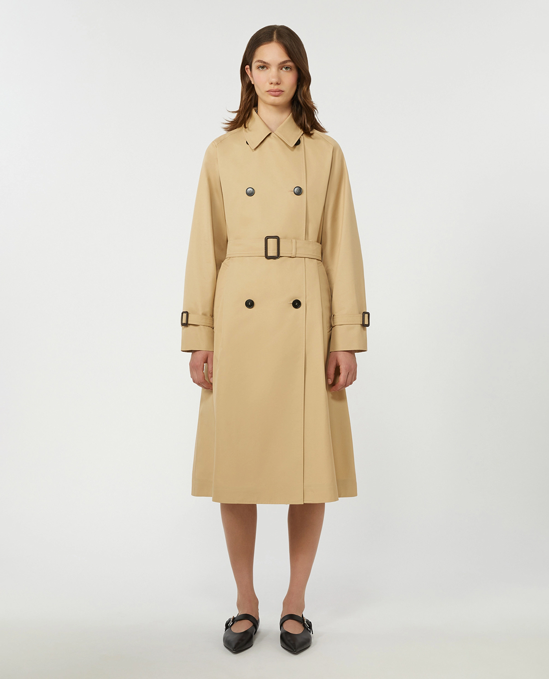 WEEKEND MAX MARA - Áo khoác măng tô nữ dáng dài Wkdcanasta