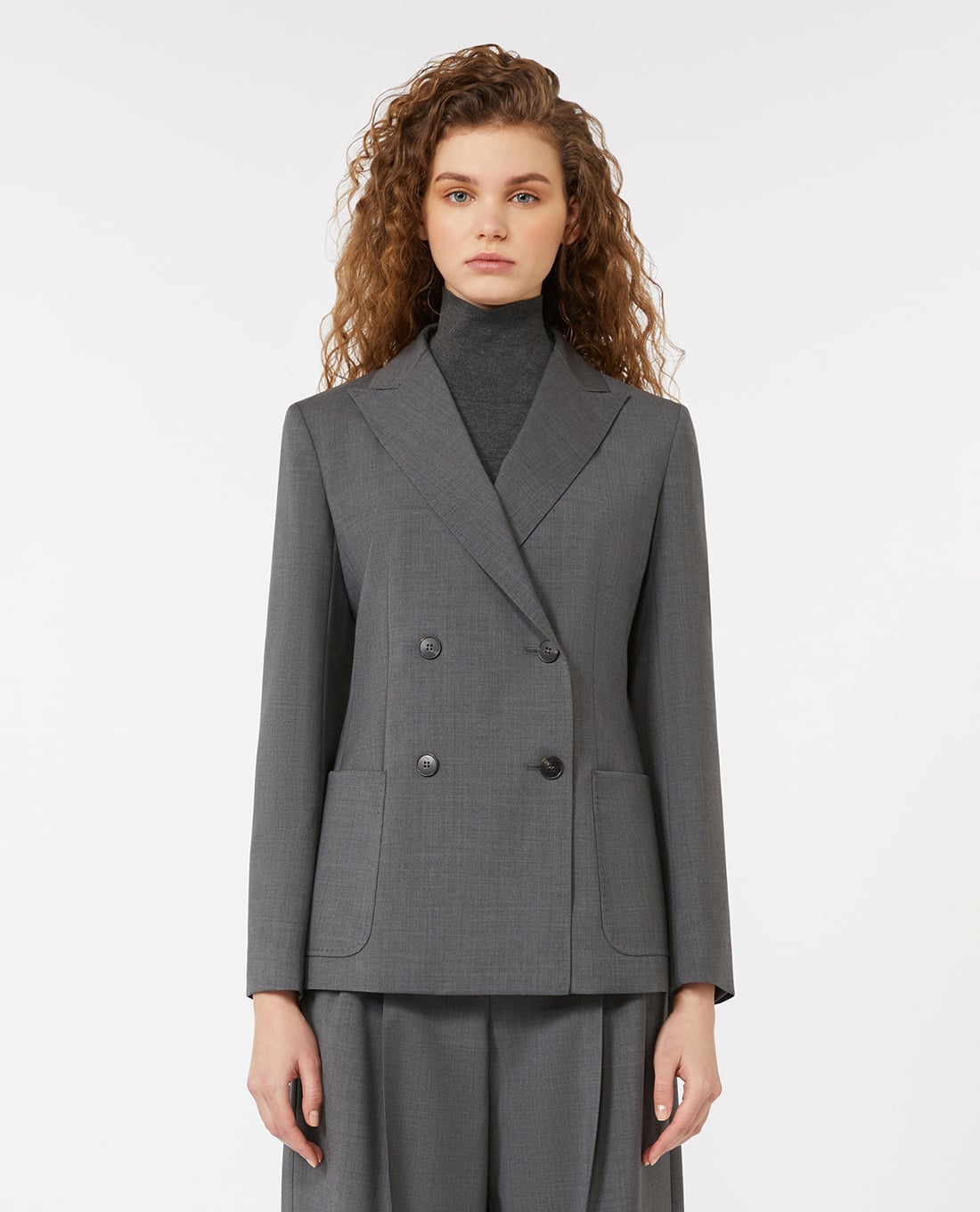WEEKEND MAX MARA - Áo khoác blazer nữ cổ V tay dài Ornati