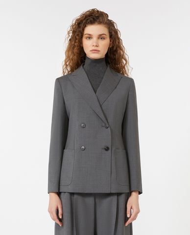  WEEKEND MAX MARA - Áo khoác blazer nữ cổ V tay dài Ornati 