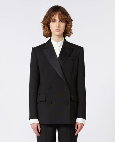  WEEKEND MAX MARA - Áo khoác blazer nữ cổ V tay dài Brigida 