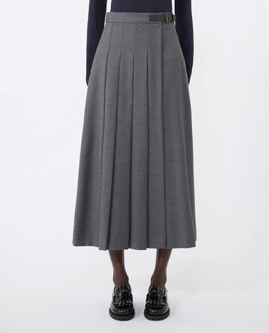  WEEKEND MAX MARA - Chân váy xếp li midi Fastoso 