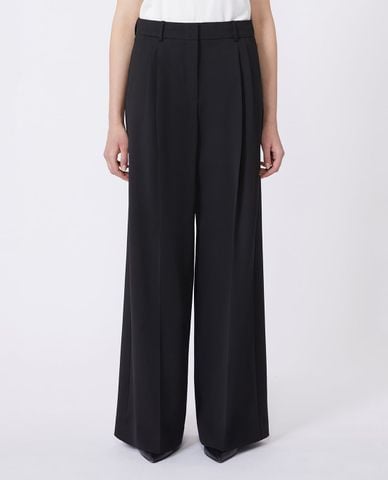  WEEKEND MAX MARA - Quần nữ ống rộng xếp li Wkdasta 