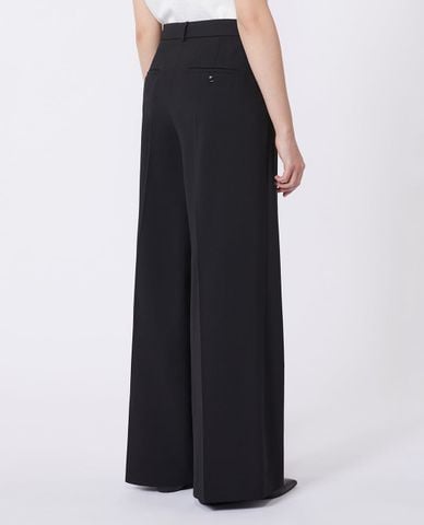  WEEKEND MAX MARA - Quần nữ ống rộng xếp li Wkdasta 