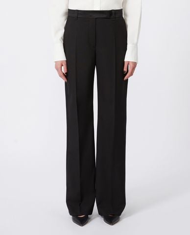  WEEKEND MAX MARA - Quần nữ ống đứng xếp li Break 