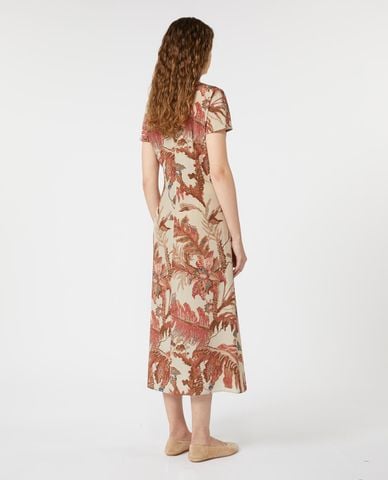  WEEKEND MAX MARA - Đầm midi cổ V tay ngắn Aquila 