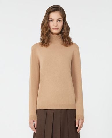  WEEKEND MAX MARA - Áo dệt kim nữ cổ lọ tay dài Kiku 