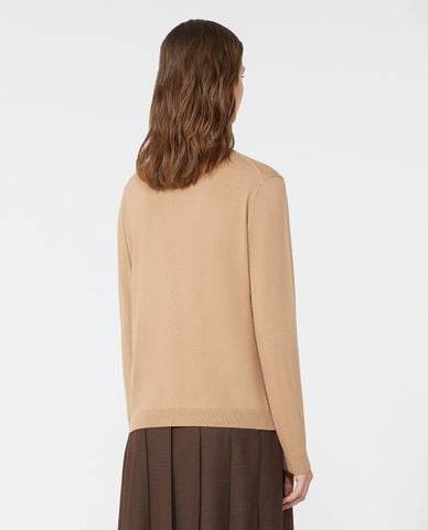  WEEKEND MAX MARA - Áo dệt kim nữ cổ lọ tay dài Kiku 