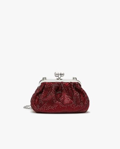  WEEKEND MAX MARA - Clutch nữ hình oval đính đá Emy 