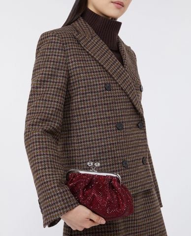  WEEKEND MAX MARA - Clutch nữ hình oval đính đá Emy 