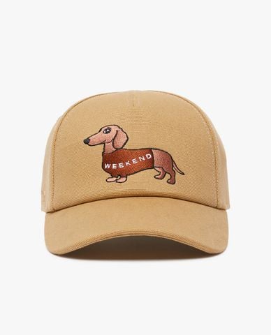  WEEKEND MAX MARA - Nón bóng chày nữ thêu họa tiết Wkagufo 