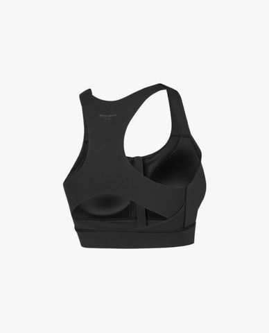  SKECHERS - Áo bra thể thao nữ phối khóa kéo zip 