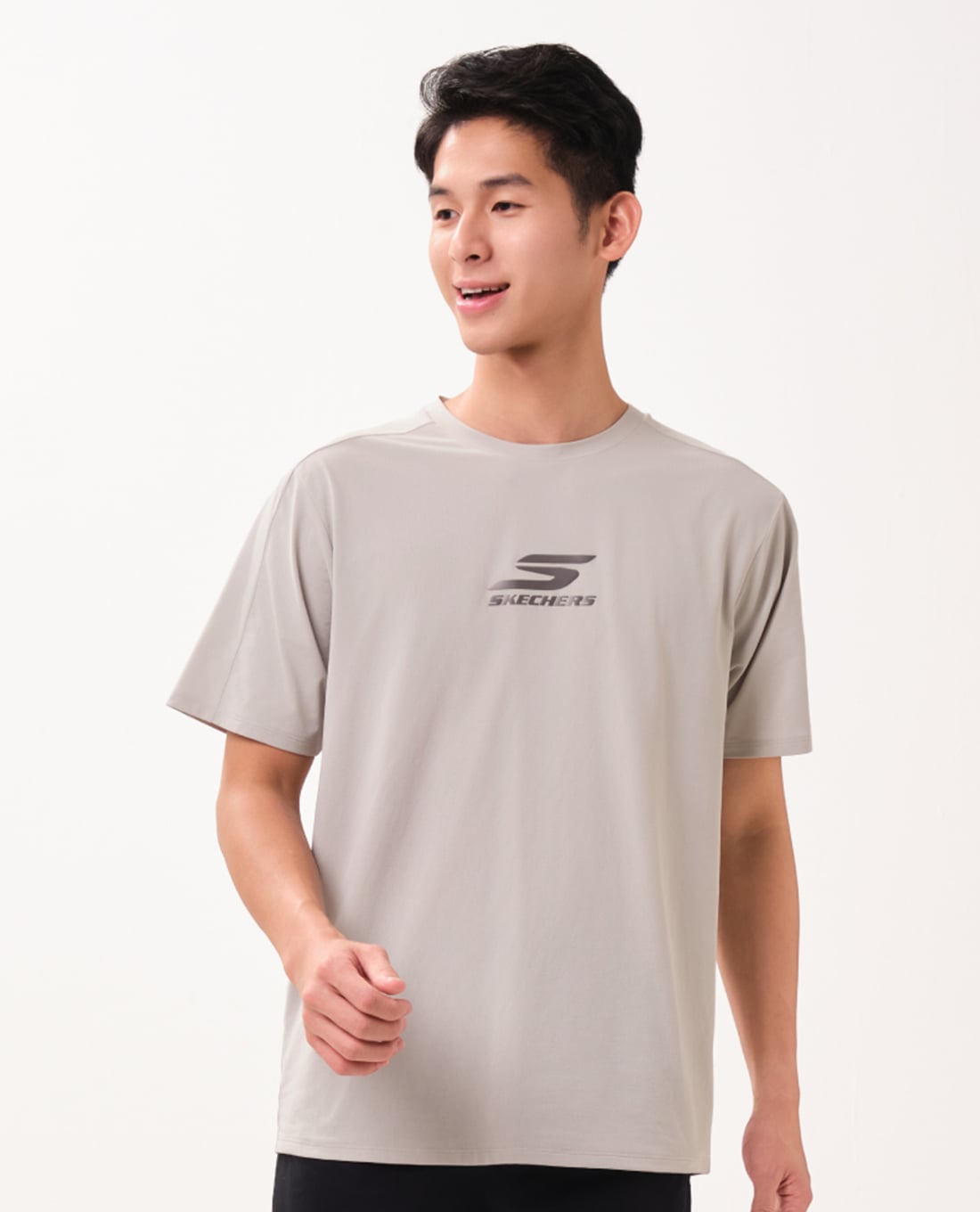 SKECHERS - Áo thun thể thao nam Running Performance