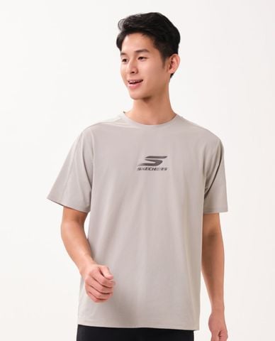  SKECHERS - Áo thun thể thao nam Running Performance 