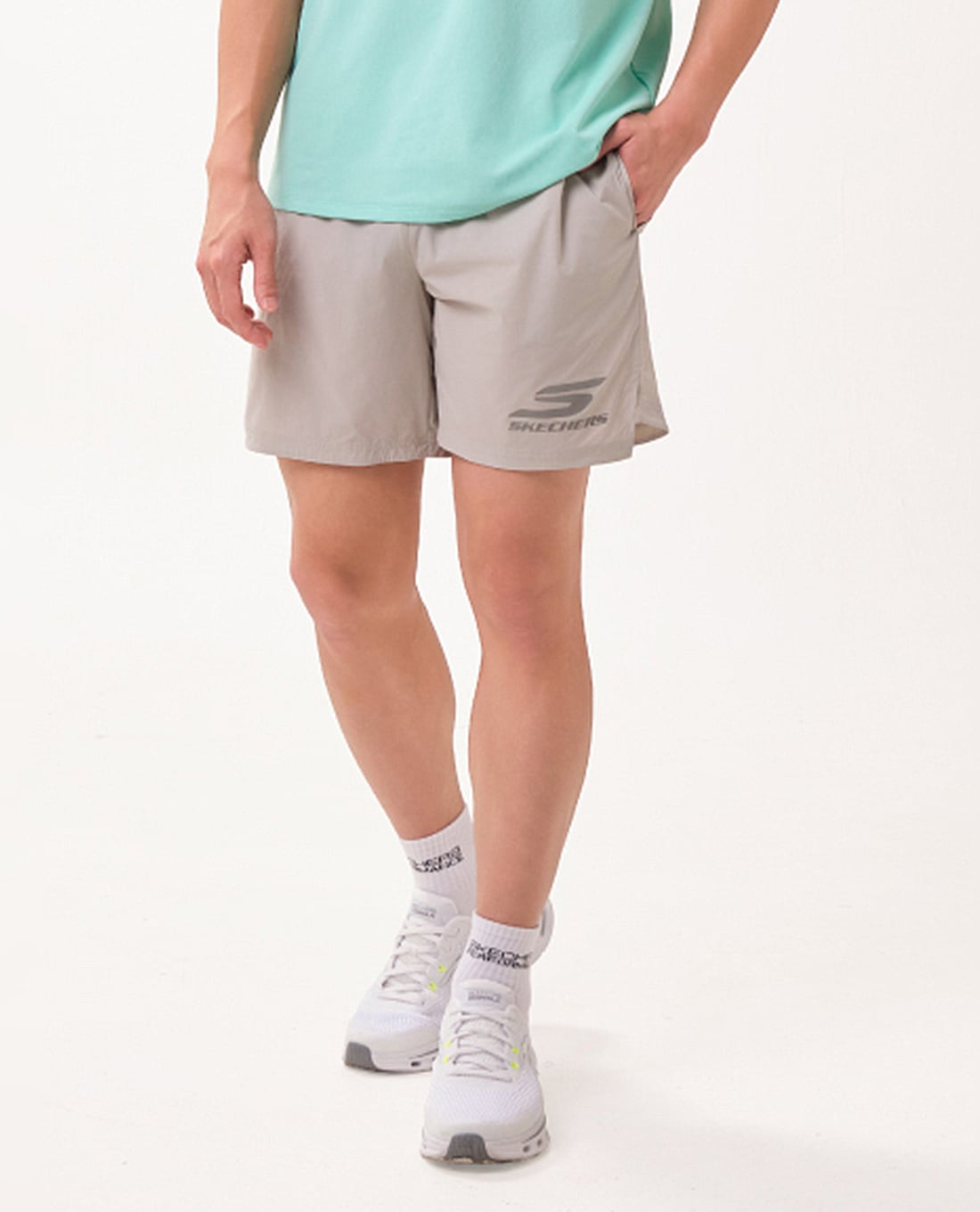 SKECHERS - Quần short chạy bộ nam Running Performance