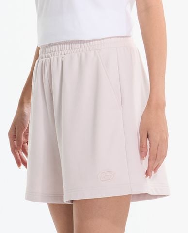  SKECHERS - Quần short tập luyện nữ lưng thun 