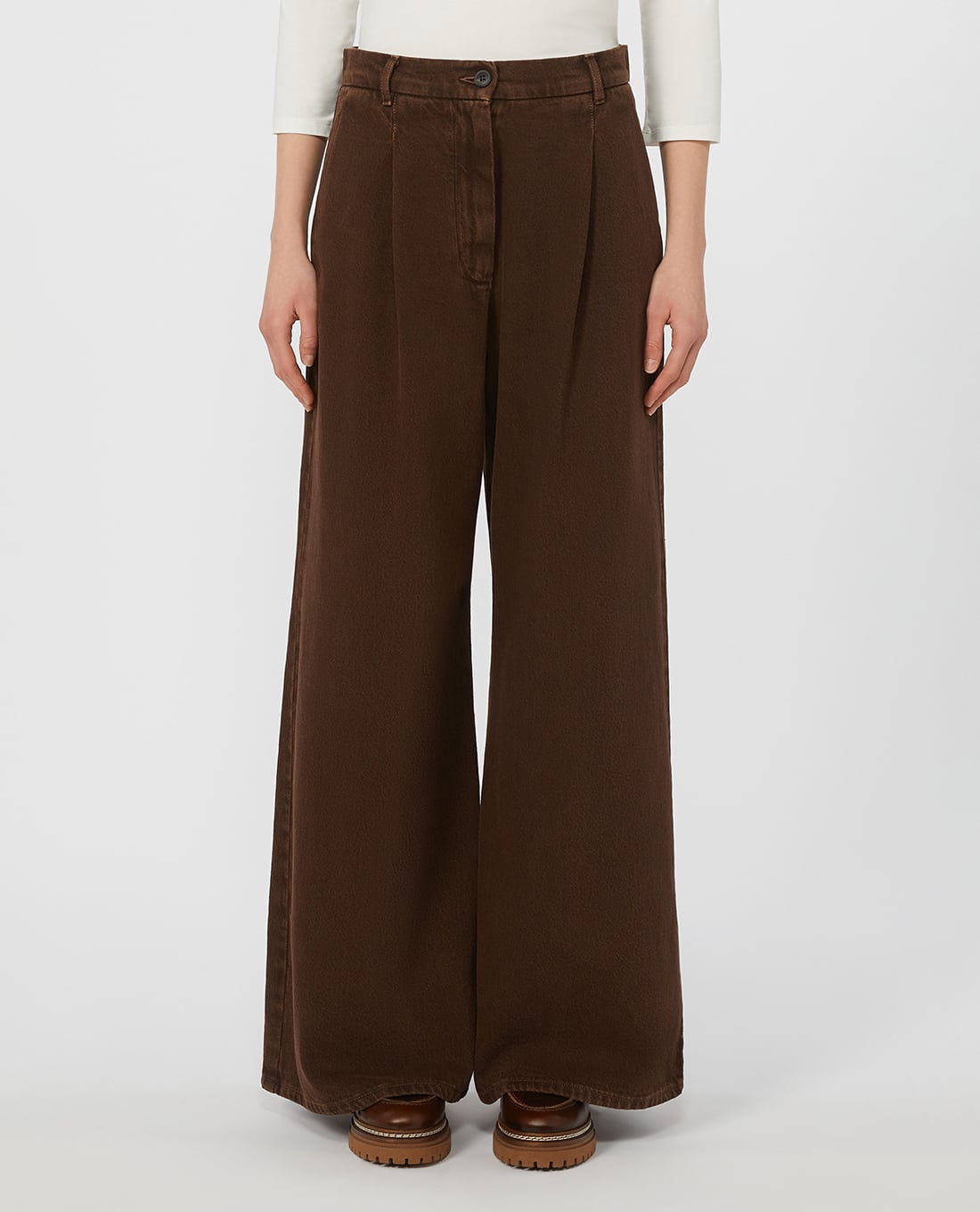 WEEKEND MAX MARA - Quần nữ ống rộng thanh lịch Nanda