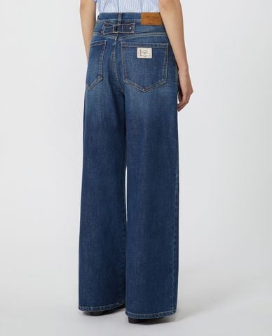  WEEKEND MAX MARA - Quần jeans nữ ống rộng Ortles 