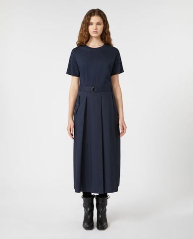  WEEKEND MAX MARA - Đầm xếp li midi phối thắt lưng Gommoso 