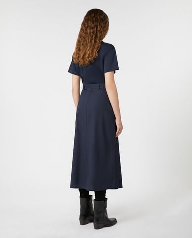  WEEKEND MAX MARA - Đầm xếp li midi phối thắt lưng Gommoso 