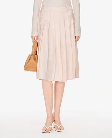  GIGI - Chân váy xếp li midi thời thượng 