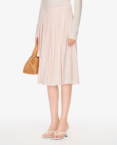  GIGI - Chân váy xếp li midi thời thượng 