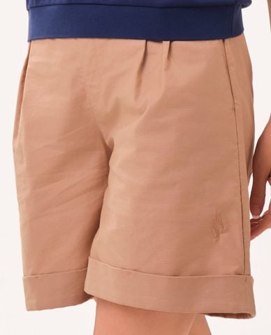  SKECHERS - Quần short nữ ống rộng Iconic 