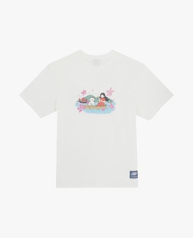  SKECHERS - Áo thun unisex tay ngắn Skechvibe x Drawingmary 