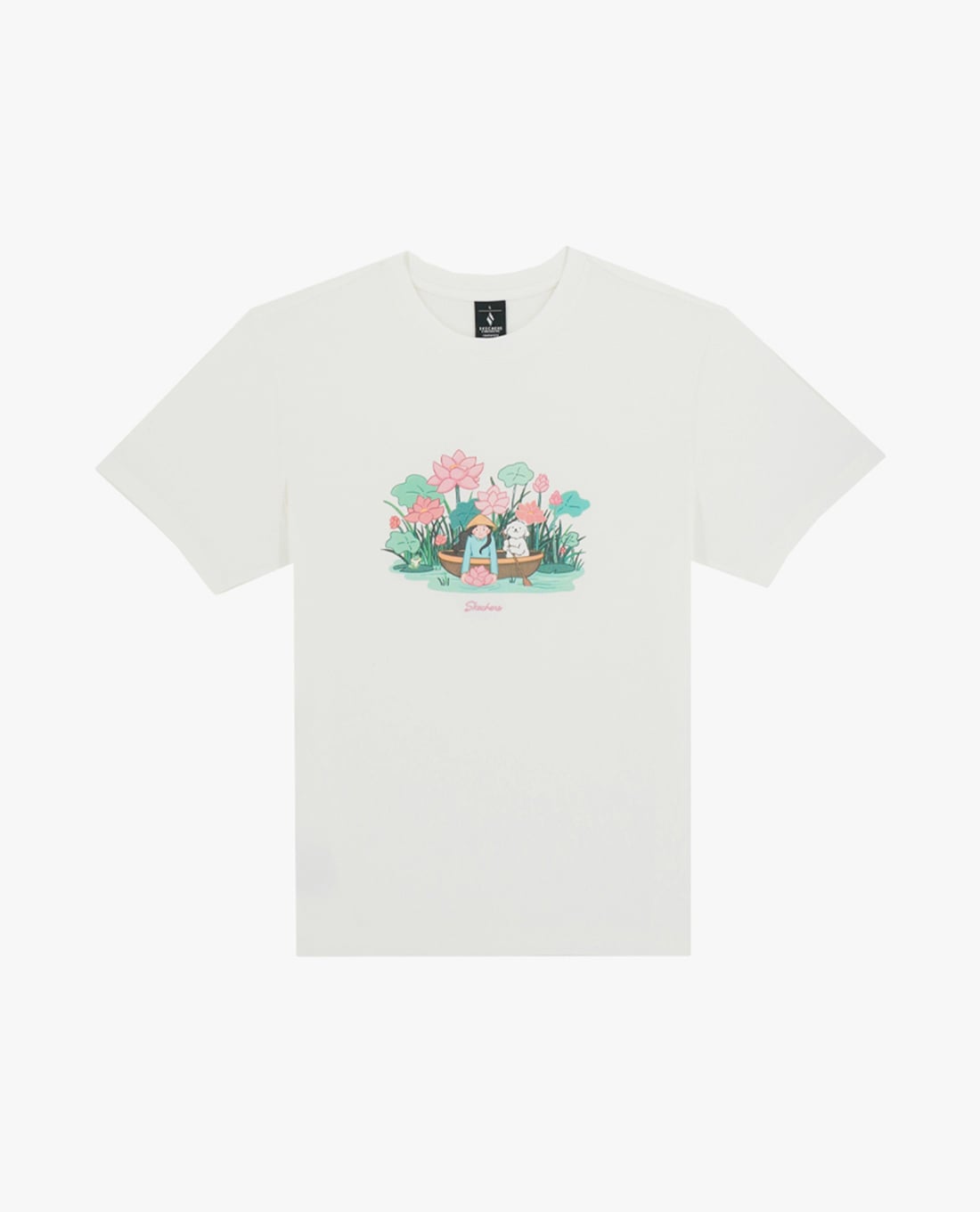 SKECHERS - Áo thun unisex tay ngắn Skechvibe x Drawingmary