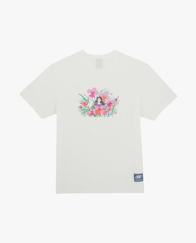  SKECHERS - Áo thun unisex tay ngắn Skechvibe x Drawingmary 